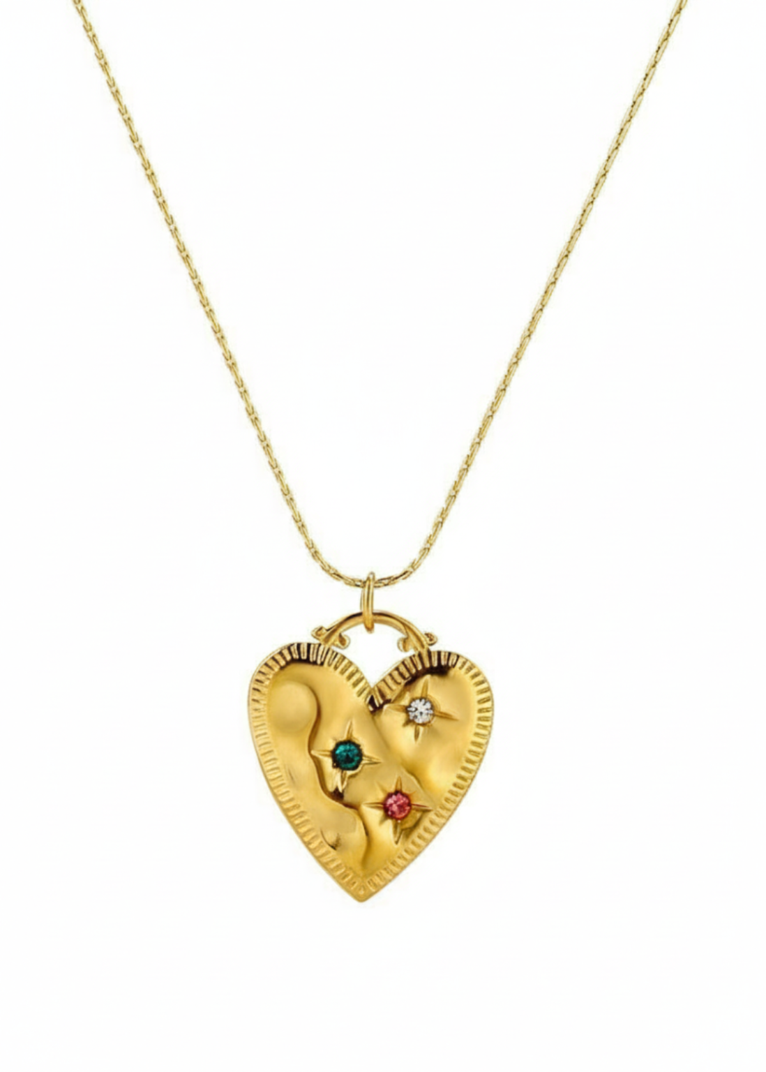 Aurora Heart Necklace